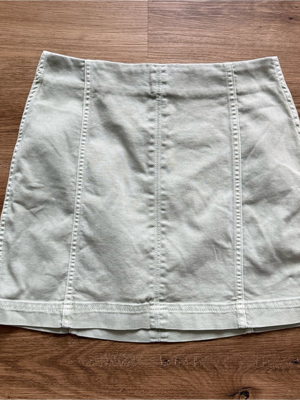 Wild Fable Sz 10 Light Sage Panel Mini Skirt Utility Granola Girl Minimalist
